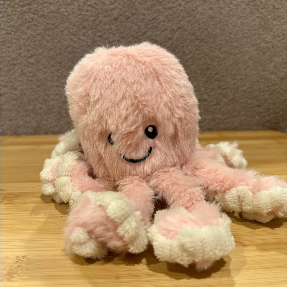 Pink Plush Octopus Toy